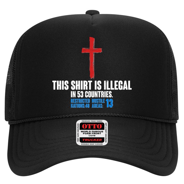 This Shirt Is Illegal In 53 Countries Restricted Nations 40 Hostile Areas 13 Hat