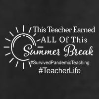 This Teacher Earned All Of This Summer Break Teacher Life 7 Panel Mesh Trucker Snapback Hat