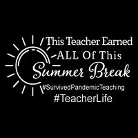 This Teacher Earned All Of This Summer Break Teacher Life Cropped Pullover Crew
