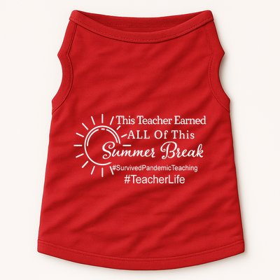 This Teacher Earned All Of This Summer Break Teacher Life Doggie Tank
