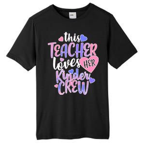 This Teacher Loves Her Kinder Crew Tall Fusion ChromaSoft Performance T-Shirt