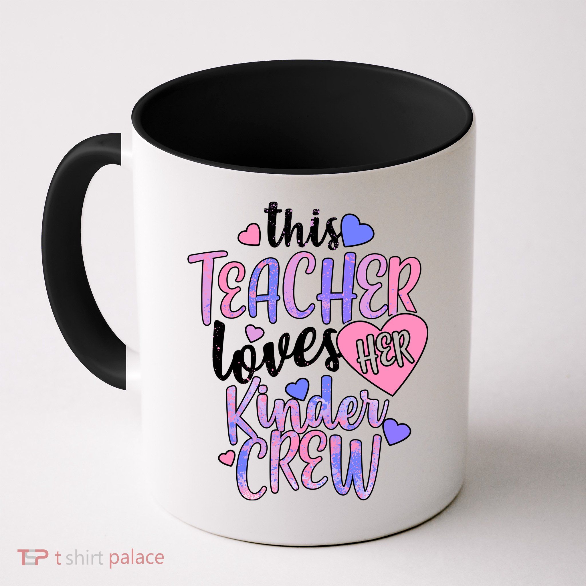 This Teacher Loves Her Kinder Crew Mug