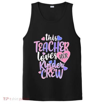 This Teacher Loves Her Kinder Crew PosiCharge Competitor Tank