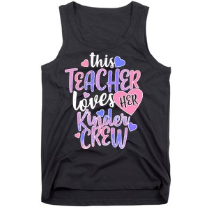 This Teacher Loves Her Kinder Crew Tank Top