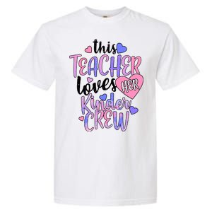 This Teacher Loves Her Kinder Crew Garment-Dyed Heavyweight T-Shirt