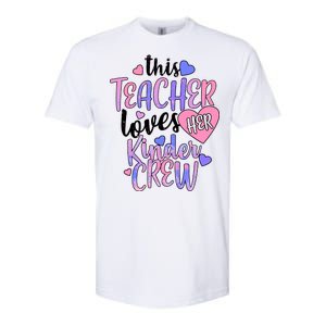 This Teacher Loves Her Kinder Crew Softstyle CVC T-Shirt