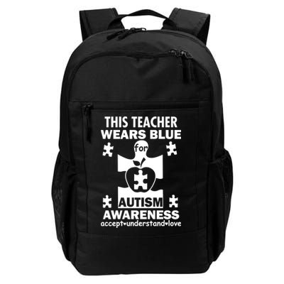This Teacher Wears Blue Autism Awareness Backpack