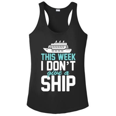 This Week I Don't Give A Ship Ladies PosiCharge Competitor Racerback Tank