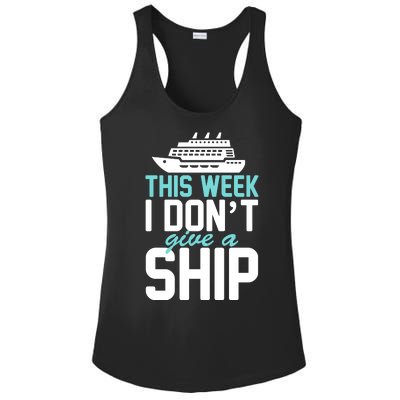 This Week I Don't Give A Ship Ladies PosiCharge Competitor Racerback Tank