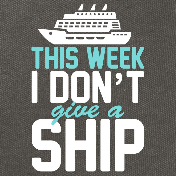 This Week I Don't Give A Ship Cotton Canvas Backpack