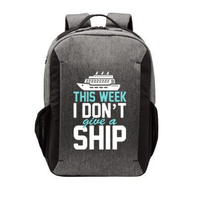 This Week I Don't Give A Ship Vector Backpack