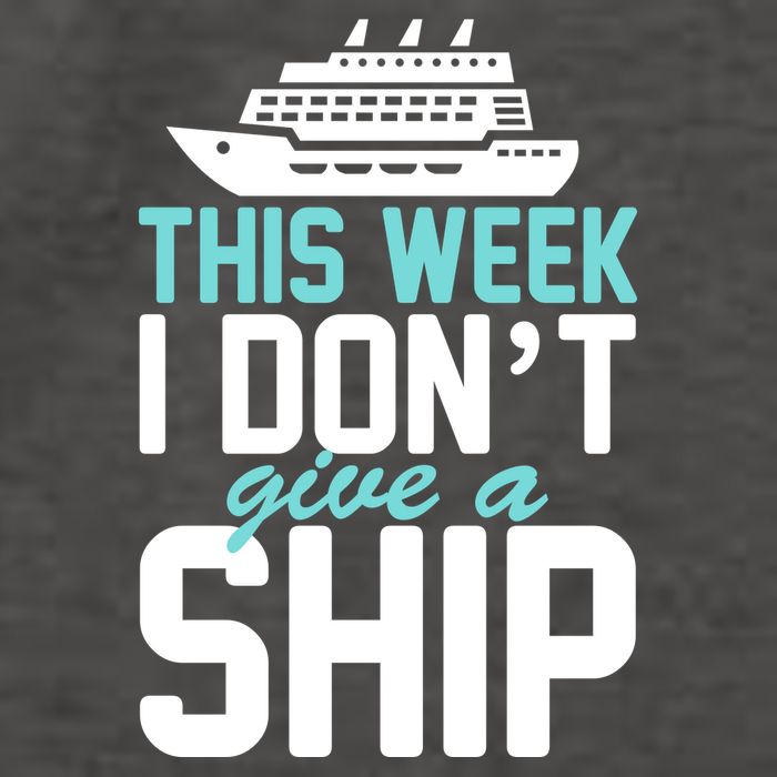 This Week I Don't Give A Ship Vector Backpack