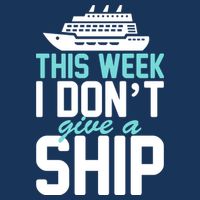 This Week I Don't Give A Ship 7 Panel Mesh Trucker Snapback Hat