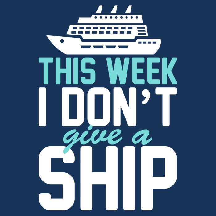 This Week I Don't Give A Ship 7 Panel Mesh Trucker Snapback Hat