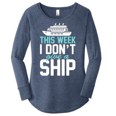 This Week I Don't Give A Ship Women's Perfect Tri Tunic Long Sleeve Shirt