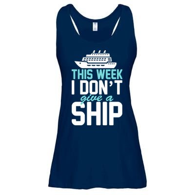 This Week I Don't Give A Ship Ladies Essential Flowy Tank
