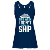 This Week I Don't Give A Ship Ladies Essential Flowy Tank