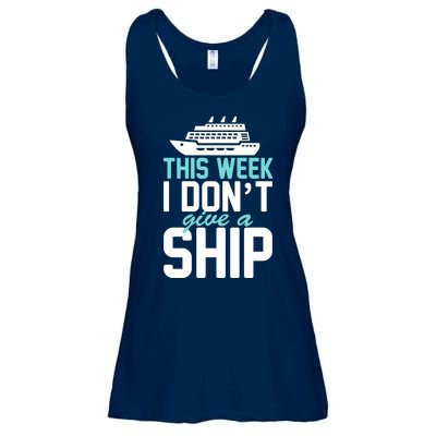 This Week I Don't Give A Ship Ladies Essential Flowy Tank