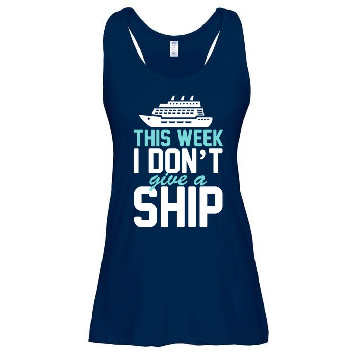 This Week I Don't Give A Ship Ladies Essential Flowy Tank