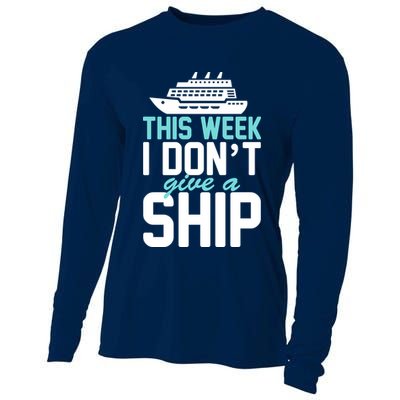 This Week I Don't Give A Ship Cooling Performance Long Sleeve Crew