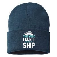 This Week I Don't Give A Ship Sustainable Knit Beanie