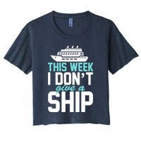 This Week I Don't Give A Ship Crop Top