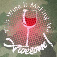 This Wine Is Making Me Awesome Legacy Tie Dye Trucker Hat