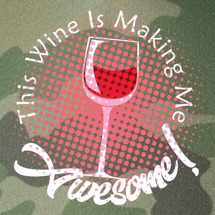 This Wine Is Making Me Awesome Legacy Tie Dye Trucker Hat