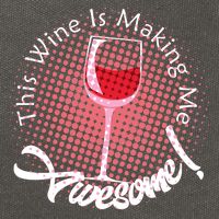 This Wine Is Making Me Awesome Cotton Canvas Backpack