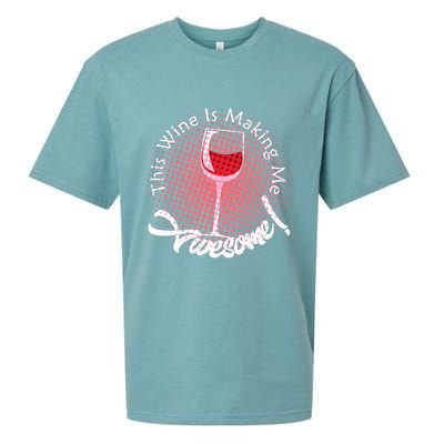 This Wine Is Making Me Awesome Sueded Cloud Jersey T-Shirt