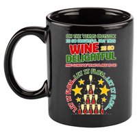 This Wine is So Delightful Let it Flow Let it Flow Let it Flow 11oz C Handle Ceramic Mug