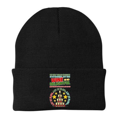 This Wine is So Delightful Let it Flow Let it Flow Let it Flow Beanie