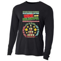 This Wine is So Delightful Let it Flow Let it Flow Let it Flow Cooling Performance Long Sleeve Crew