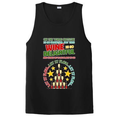 This Wine is So Delightful Let it Flow Let it Flow Let it Flow PosiCharge Competitor Tank
