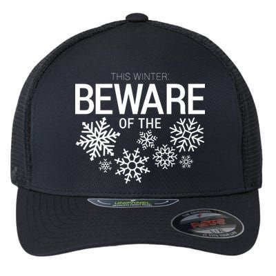 This Winter: Beware Of The Snowflakes Flexfit Unipanel Trucker Cap