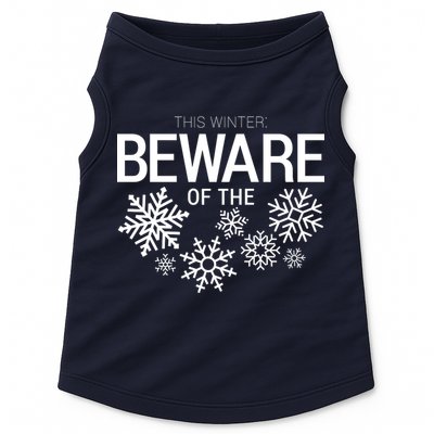 This Winter: Beware Of The Snowflakes Doggie Tank