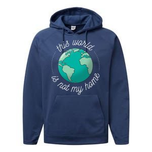 This World Is Not My Home Performance Fleece Hoodie