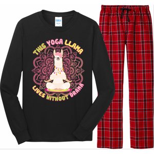 This Yoga Llama Lives Without Drama Long Sleeve Pajama Set