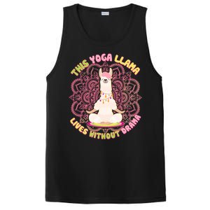 This Yoga Llama Lives Without Drama PosiCharge Competitor Tank