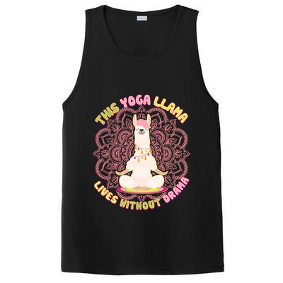 This Yoga Llama Lives Without Drama PosiCharge Competitor Tank