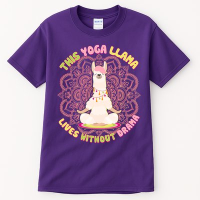 This Yoga Llama Lives Without Drama Tall T-Shirt