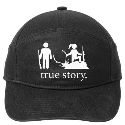 TrueStory Hunting Lover Hunter  7-Panel Snapback Hat