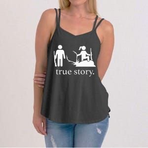 TrueStory Hunting Lover Hunter  Women's Strappy Tank