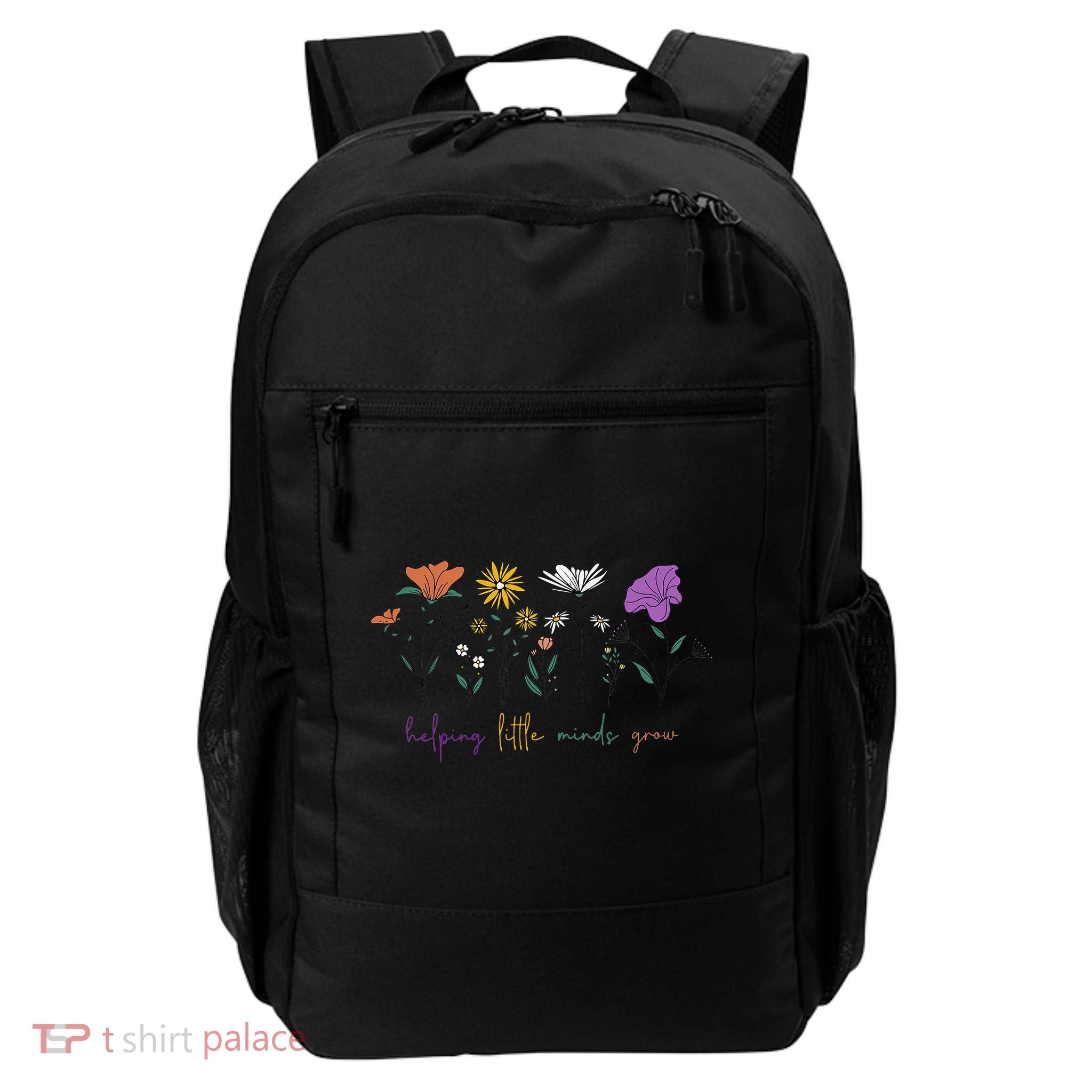Teacher Helping Little Minds Grow Back To School Wildflower Backpack