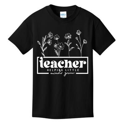 Teachers Helping Little Minds Kids T-Shirt