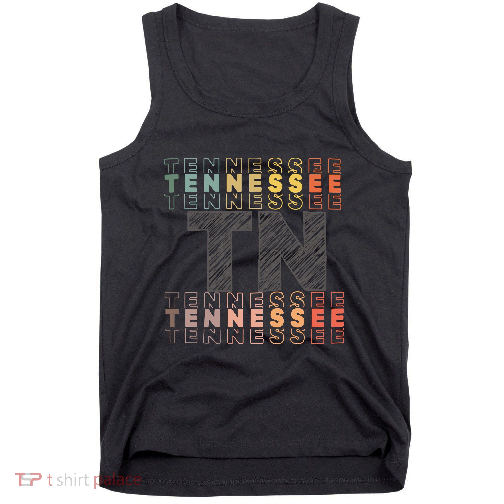 Tennessee Home Lightweight Cotton Tn State Tank Top