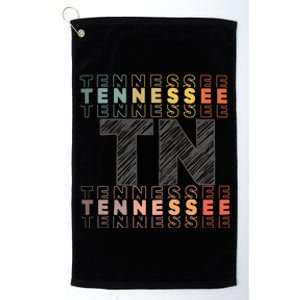 Tennessee Home Lightweight Cotton Tn State Platinum Collection Golf Towel