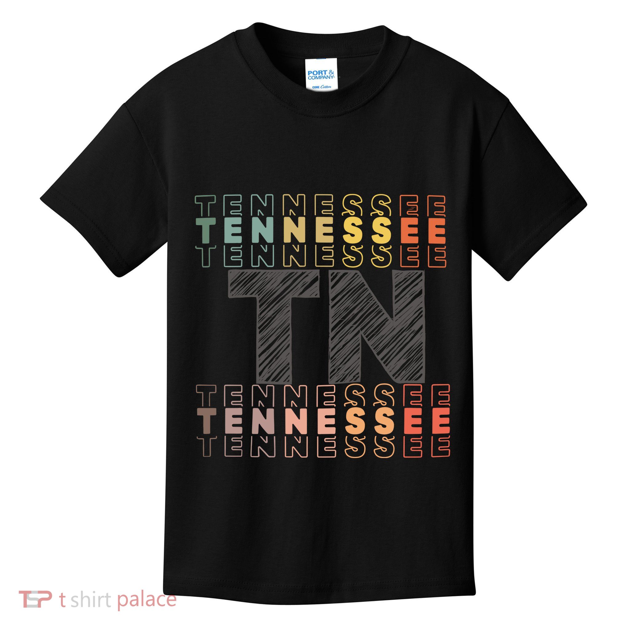 Tennessee Home Lightweight Cotton Tn State Kids T-Shirt