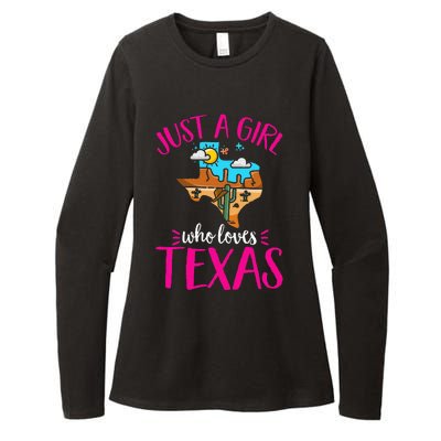 Texas Home Love Texan Who Loves Her Texas Womens CVC Long Sleeve Shirt