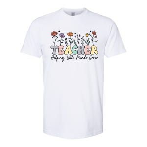 Teacher , Helping Little Minds Grow Softstyle CVC T-Shirt